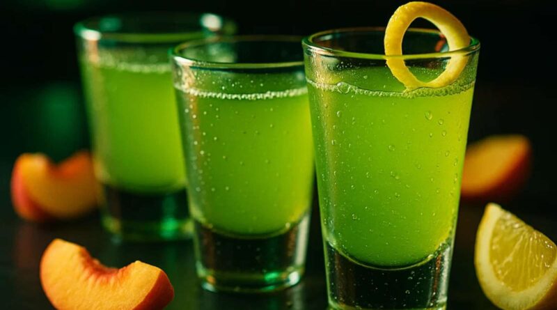 Recipe for Green Tea Shots Wasabi-mixer
