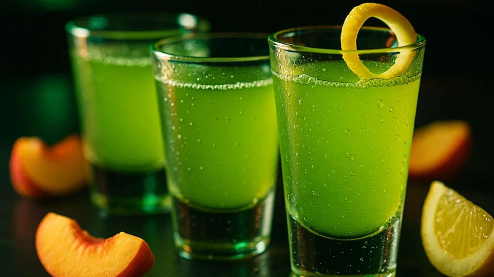 Recipe for Green Tea Shots Wasabi-mixer