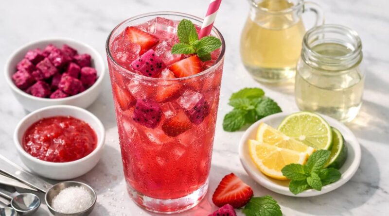 dunkin strawberry dragonfruit refresher recipe wasabi Mixer