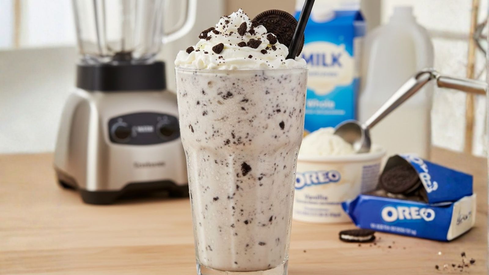 how to make an oreo milkshake wasabi Mixer
