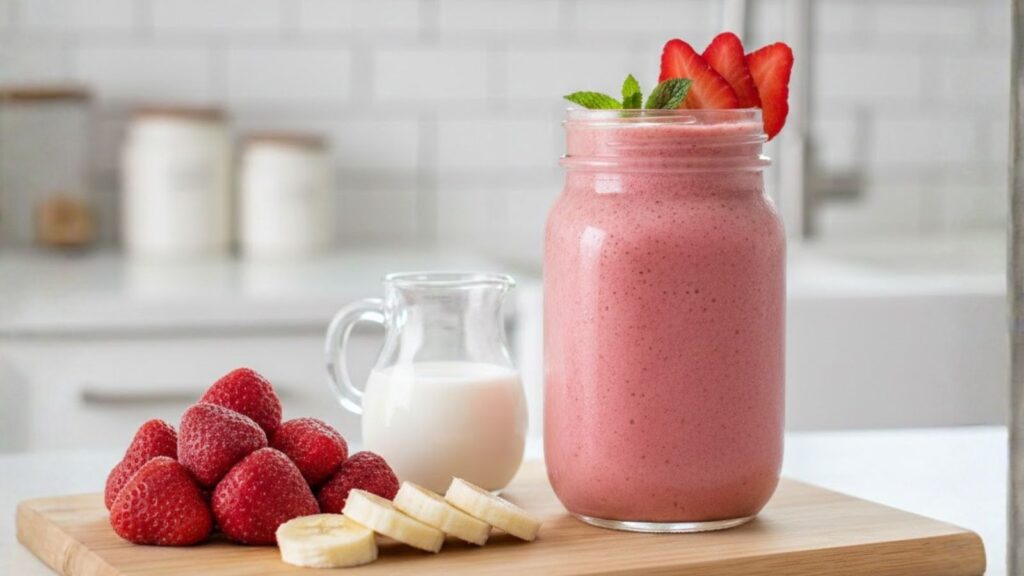 strawberry smoothie recipe Wasabi-mixer