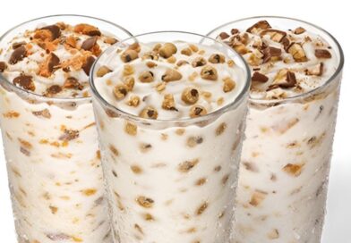 different flavors, including Turtle Truffle Nut Blast, displayed