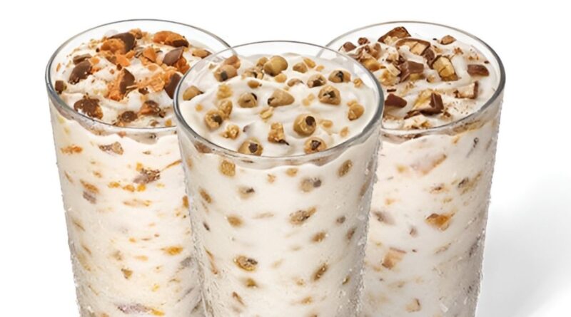 different flavors, including Turtle Truffle Nut Blast, displayed