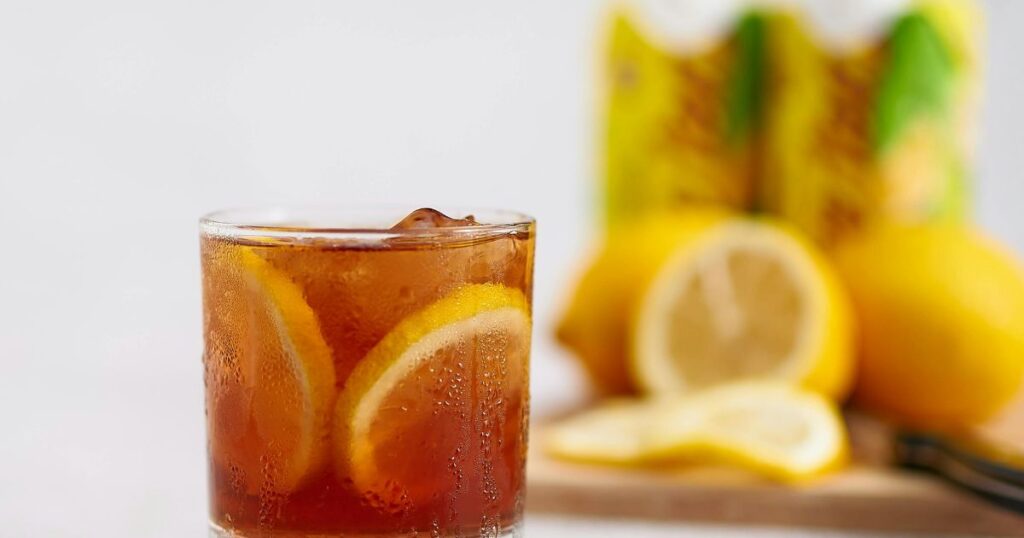 Lemon Basil Iced Tea
